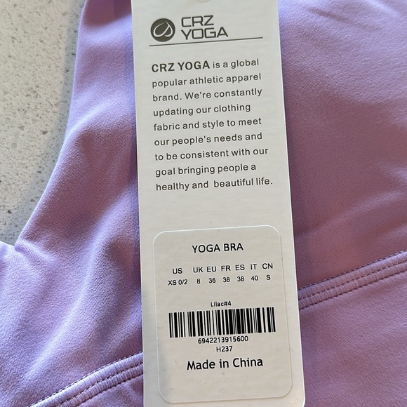 Butterluxe Deep V Neck Longline Sports Bra - Picture 4 of 5